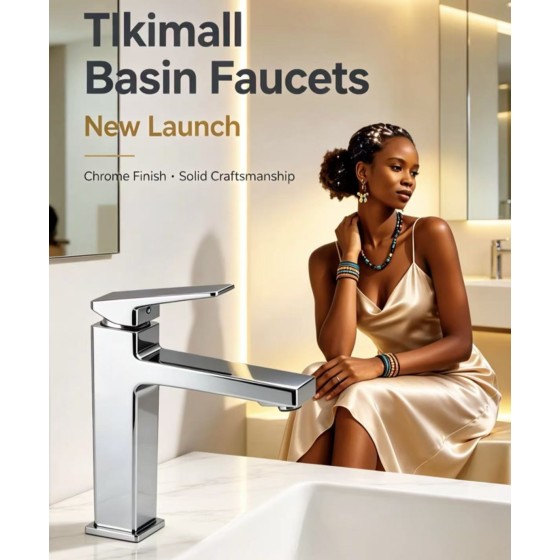 A81 chrome basin mixer china